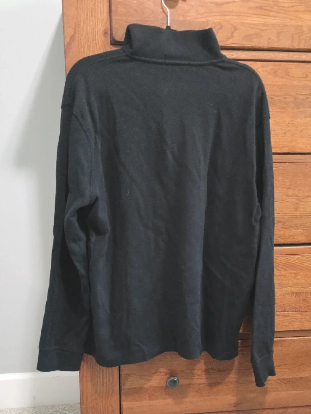 Polo by Ralph Lauren Black Quarter-Zip Pullover Sweater